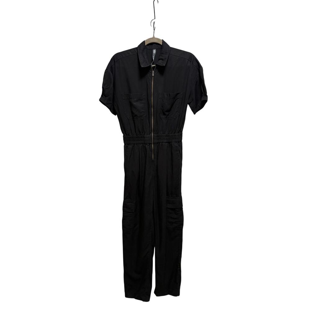 Vuori Coastline Jumpsuit Black Short Sleeve Women's XS